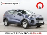 Used Kia Sportage 130 HP (95 kW) 2018 Blue SUV