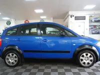 Used Audi A2 110 HP (80 kW) 2004 Blue Hatchback