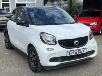 Used Smart ForFour Prime 71 HP (52 kW) 2019 Black Hatchback
