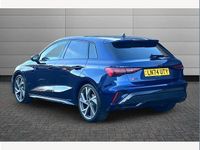 Used Audi A3 Black Edition 150 HP (110 kW) 2024 Blue Hatchback