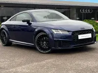 Begagnad Audi TTS Black Edition 320 HK (235 kW) 2022 Blå Sportkupé