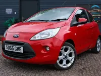 Begagnad Ford Ka Zetec 69 HK (50 kW) 2016 Röd Halvkombi