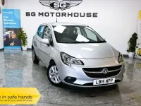 Used Vauxhall Corsa Design Edition 90 HP (66 kW) 2015 Silver Hatchback