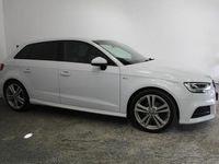 Used Audi A3 Sportback S-Line 2017 White Hatchback