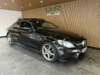 Käytetty Mercedes C220 AMG line 170 HP (125 kW) 2016 Musta Coupe - kaksiovinen