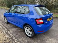 Used Skoda Fabia SE 60 HP (44 kW) 2021 Blue Hatchback