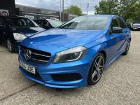Used Mercedes A200 AMG 136 HP (100 kW) 2014 Blue Hatchback