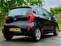 Used Kia Picanto 68 HP (50 kW) 2013 Black Hatchback