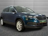 Used Skoda Karoq SE L 150 HP (110 kW) 2018 Lava blue metallic SUV