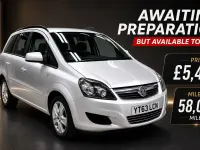 Used Vauxhall Zafira 115 HP (84 kW) 2013 Silver MPV