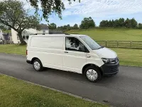 Used VW T6.1 Startline 150 HP (110 kW) 2019 White Van