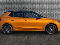 Used Skoda Fabia Colour Edition 70 HP (51 kW) 2022 Phoenix orange metallic black magic pearl effect Hatchback