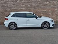 Used Audi A3 Sportback Black Edition 116 HP (85 kW) 2018 White Hatchback
