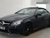 Used Mercedes E350 AMG 252 HP (185 kW) 2014 Blue Cabriolet