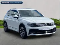 Used VW Tiguan R-line 150 HP (110 kW) 2019 White SUV