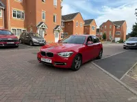 Used BMW 120 Sport Line 2013 Red Hatchback
