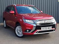 Used Mitsubishi Outlander P-HEV 224 HP (164 kW) 2020 Red SUV