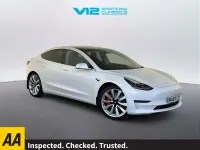 Used Tesla Model 3 Performance 330 kW (449 HP) 2019 White Sedan