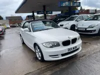 Begagnad BMW 118 Cabriolet Sport Line 2011 Vit Cab