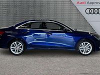 Begagnad Audi A3 Sport 113 HK (83 kW) 2025 Blå Sedan