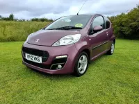 Used Peugeot 107 Allure 68 HP (50 kW) 2012 Purple Hatchback