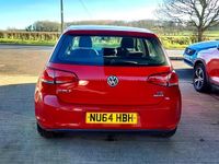 Used VW Golf VII Match 105 HP (77 kW) 2014 Red Hatchback