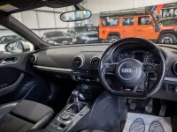 Begagnad Audi A3 Sportback S-Line 184 HK (135 kW) 2015 Vit Halvkombi