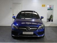 Used Mercedes C250 AMG Line Premium Plus 204 HP (150 kW) 2017 Blue Coupe