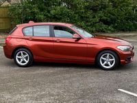 Used BMW 118 Comfort Edition 2017 Orange Hatchback