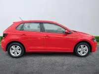 Used VW Polo Edition 95 HP (69 kW) 2019 Red Hatchback