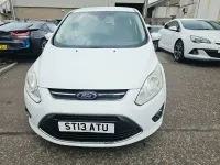 Used Ford C-MAX Zetec 105 HP (77 kW) 2013 White MPV