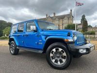Used Jeep Wrangler Overland 272 HP (200 kW) 2022 Hydro blue metallic SUV