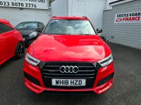 Used Audi Q3 Black Edition 180 HP (132 kW) 2018 Red SUV