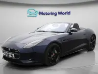 Usado Jaguar F-Type R-Dynamic 300 HP (220 kW) 2019 Azul Cabrios
