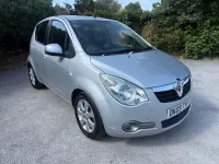 Used Vauxhall Agila Design Edition 85 HP (62 kW) 2009 Silver MPV