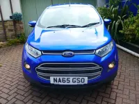 Used Ford Ecosport Zetec 125 HP (91 kW) 2015 Blue SUV