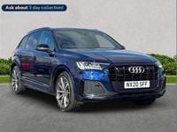 Used Audi Q7 Black Edition 286 HP (210 kW) 2020 Blue SUV