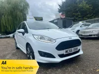Used Ford Fiesta ST-Line 2017 White Hatchback