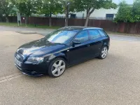 Used Audi A3 S-Line 2006 Black Hatchback