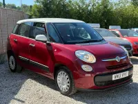 Used Fiat 500L Easy 85 HP (62 kW) 2013 Red/white MPV