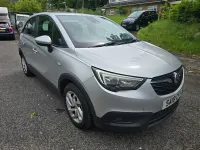 Used Vauxhall Crossland X 99 HP (72 kW) 2018 Silver SUV