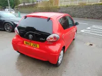 Used Toyota Aygo 68 HP (50 kW) 2012 Red Hatchback