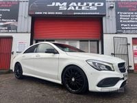 Used Mercedes CLA200 AMG line 136 HP (100 kW) 2016 White Sedan