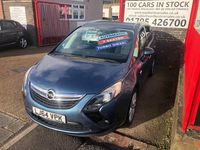 Used Vauxhall Zafira Tourer SRi 165 HP (121 kW) 2014 Blue MPV