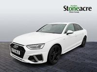 Używany Audi A4 S-Line 150 KM (110 kW) 2022 Biały Sedan/Limuzyna
