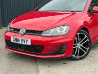 Usado VW Golf VII GTD 150 HP (110 kW) 2014 Vermelho Citadino