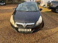 Used Vauxhall Corsa 89 HP (65 kW) 2009 Black Hatchback