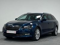 Used Skoda Superb SE L Executive 150 HP (110 kW) 2017 Blue Estate