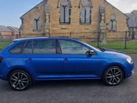 Used Skoda Rapid Sport 110 HP (80 kW) 2017 Blue Hatchback