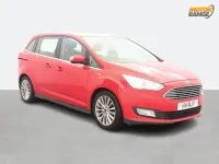 Used Ford Grand C-Max Titanium 125 HP (91 kW) 2019 Red MPV